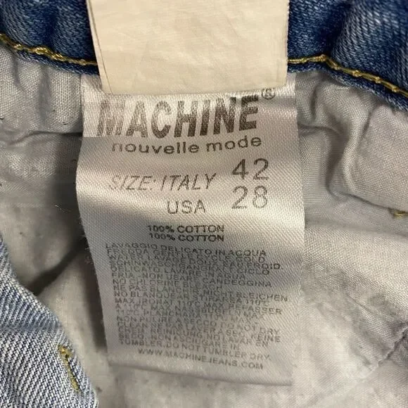 Machine Novelle Mode Low Rise Ripped Capris - Picture 4 of 7